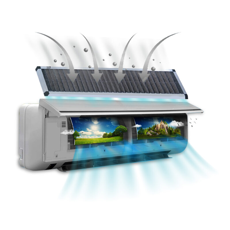 Nanoclean AC Air Purifier – Universal Fit AC Filter for Dust, PM 2.5, Pollen & Pollution | Nanofiber Technology | Easy to Install & Washable - Image 4